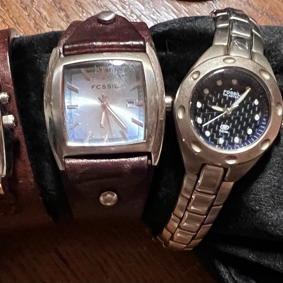 Mixed Fossil Watch Collection - Assorted Silver, Brown, Black, Cream Tones main image 6
